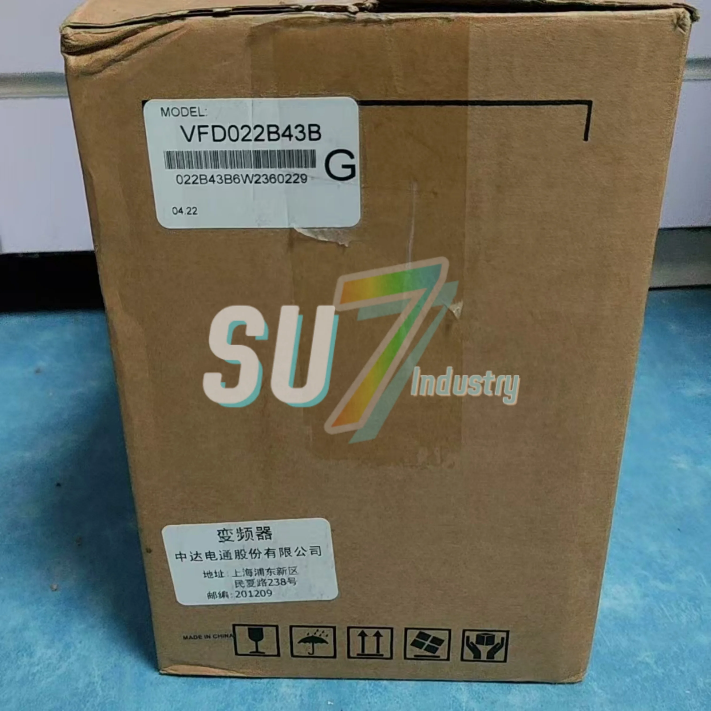 VFD022B43B VFD022E43A 주파수 변환기 새 제품 박스 있음