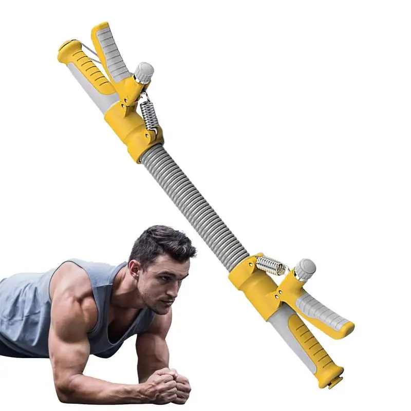 

Arm Exerciser 2 In 1 Arm Trainer Strengthen Chest Forearm Strengthener Adjustable Resistance Grip Strength Exercise Equipment