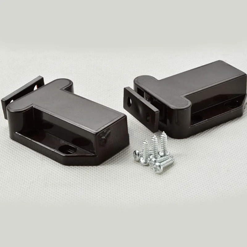 ABRE-6-Pack Non magnetico Push To Open Catch Lock Cassetto Cabinet Catch Press Latch Armadio Camera da letto
