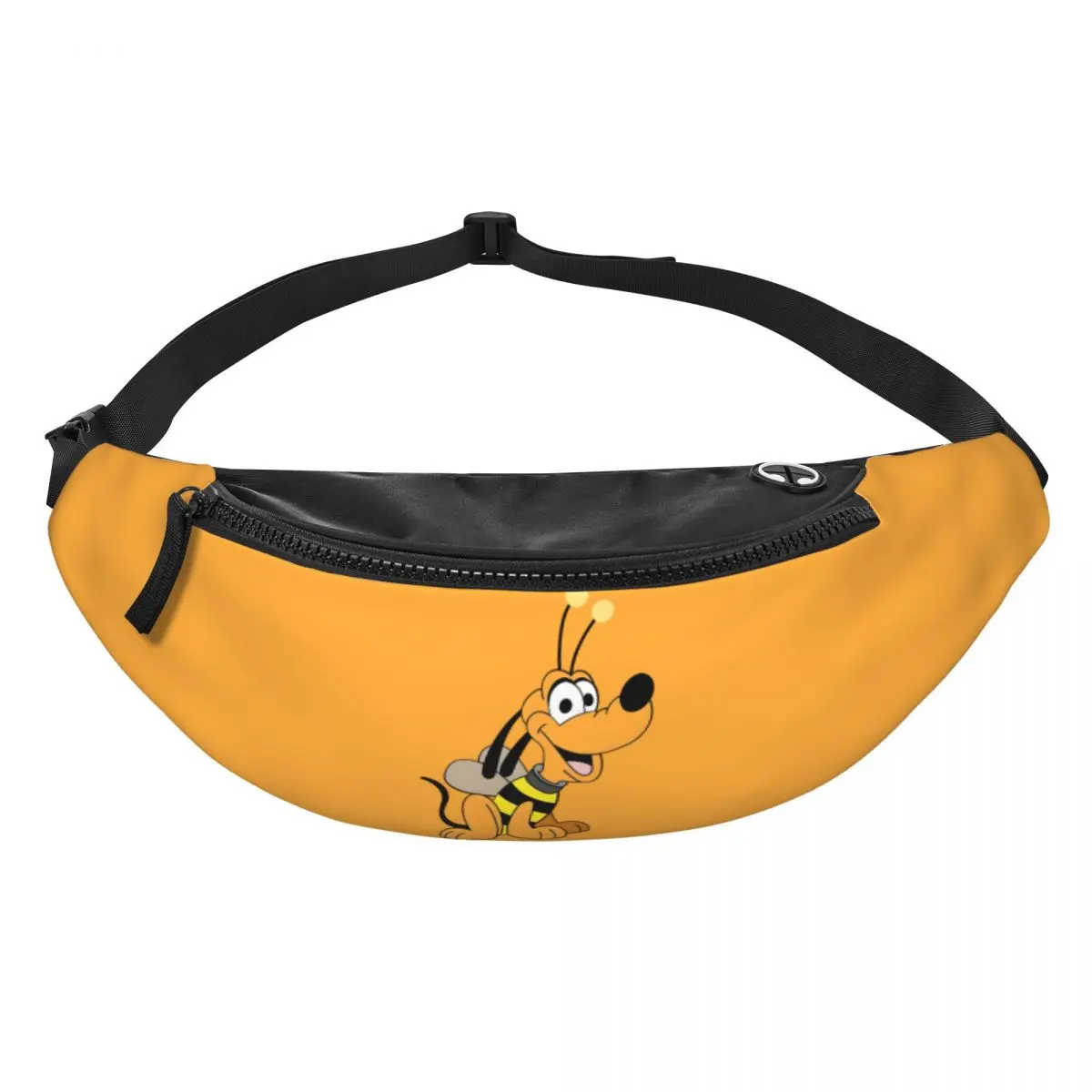 

Custom P-Pluto Cartoon Fanny Pack Men Women Crossbody Waist Bag for Travel Hiking Phone Money Pouch
