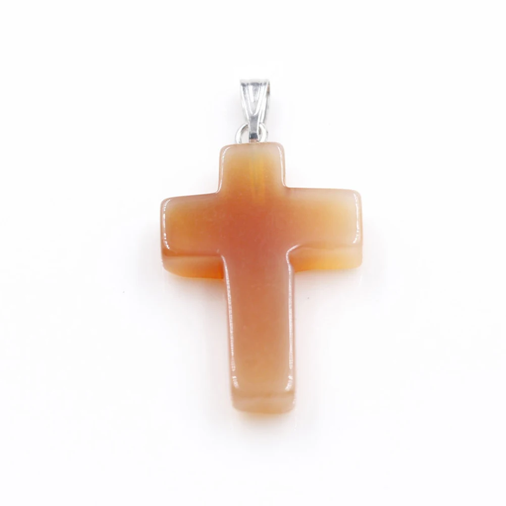 

30pcs Stone Necklace Pendants Decorative Sunday School Arts Crafts Jewelry Making Fashion Necklace Pendants Durable Beads
