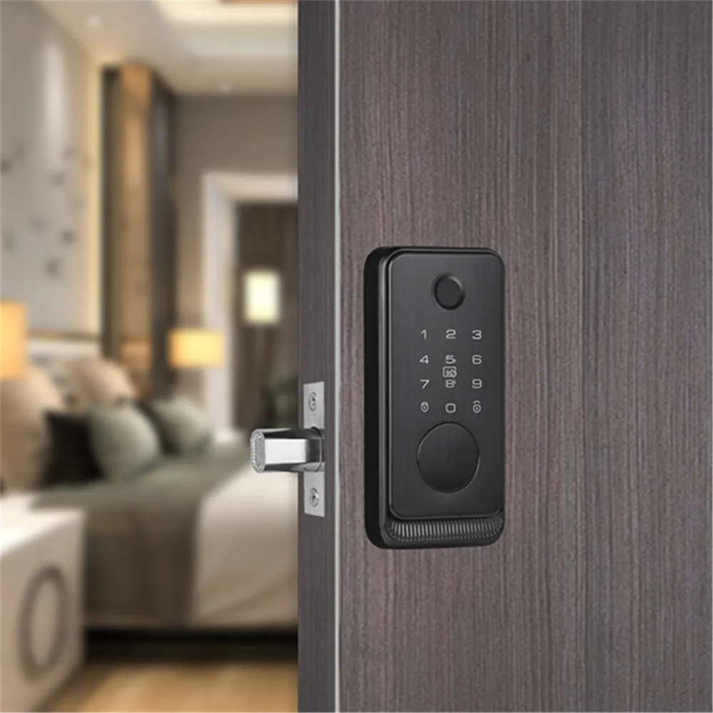 2023  Digital Smart Door Lock Smart Ble Wifi Fingerprint Electronic Keyless Door Lock