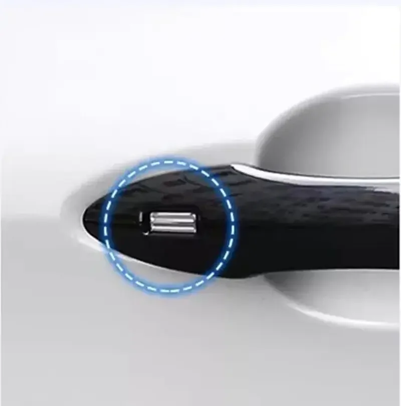 For Toyota Camry 2018-2023 2019 2020 2021 2022 Carbon Fiber Car Sticker Door Handle Cover Trim Accessories Protect Decoration