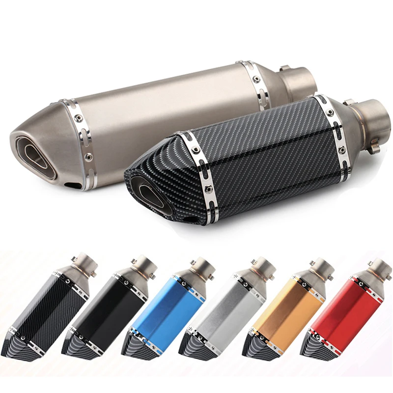 

Exhaust Motorcycle Muffler DB Killer 51MM 61MM For yamaha fz6 kawasaki zzr 600 honda sh 300 honda x4 yamaha aerox 50cc