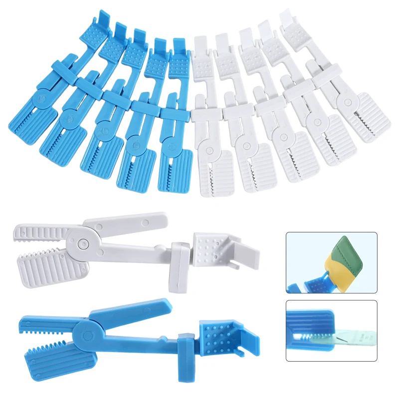 5pcs Dental X-Ray Film Clip Plastic Snap Radiograph Holder Dentist Tools Dentistry Lab Instrument