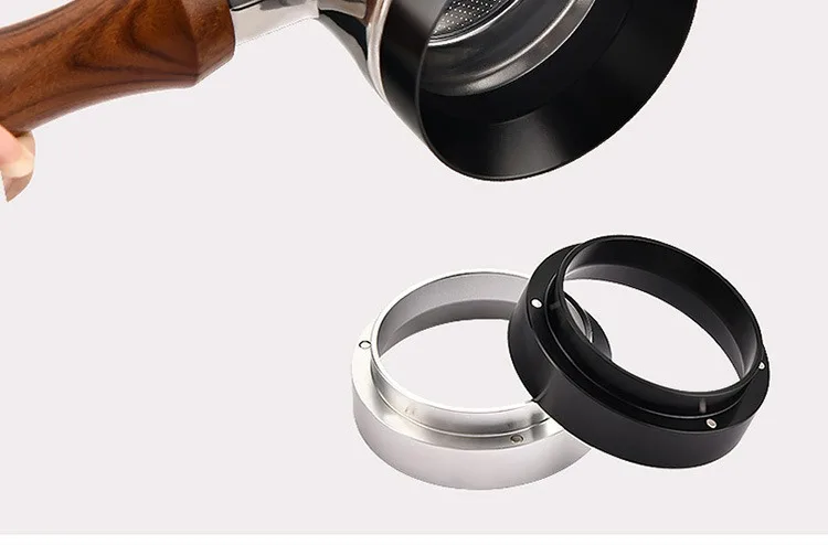 51MM 53MM 58MM Kaffee Dosierung Ring Magnetische Für Delonghi Breville Siebträger Espresso Zubehör Barista Trichter Werkzeug Coffeeware – Detail 5