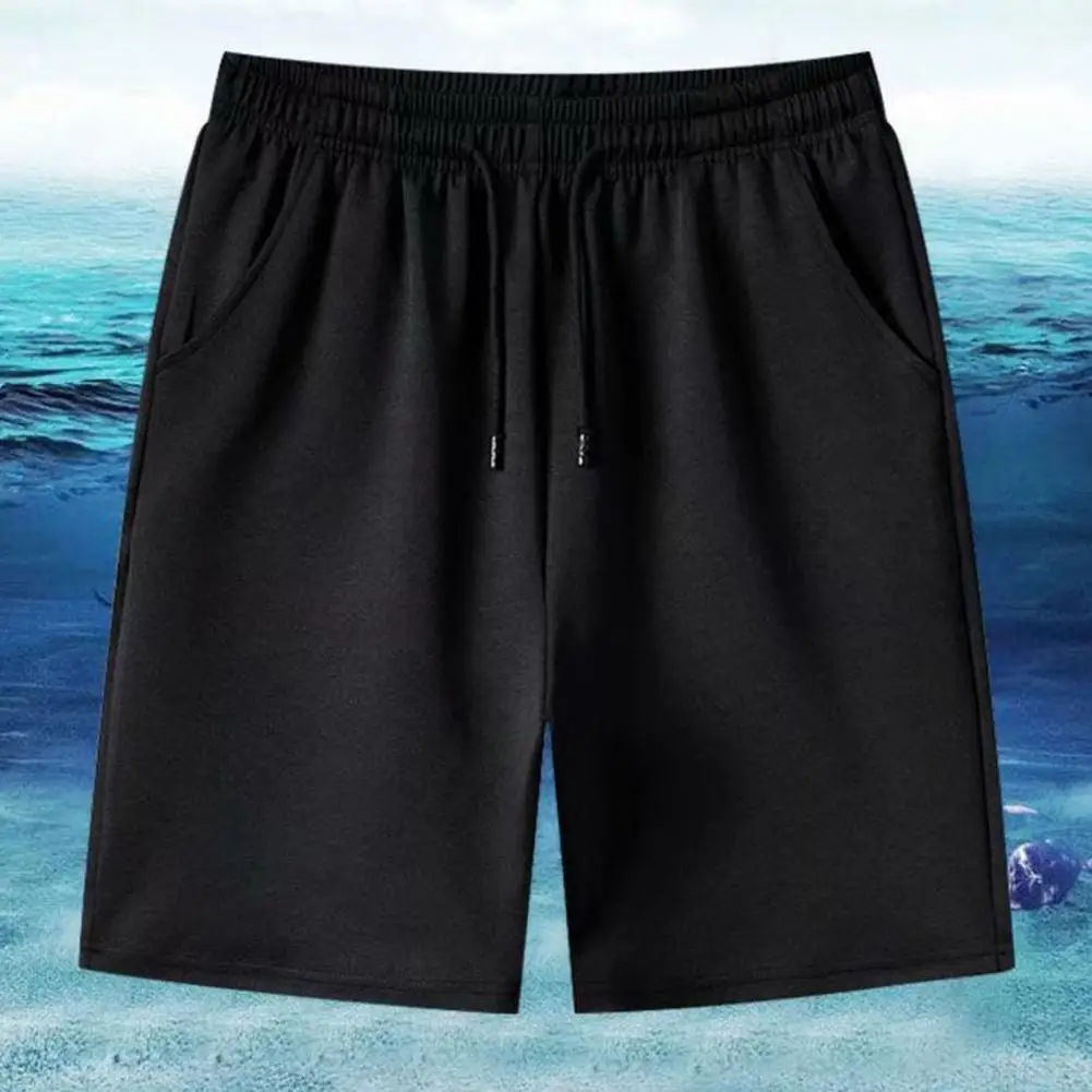 سراويل قصيرة مرنة سريعة الجفاف للرجال ، طول الركبة ، ركض كمال الأجسام ، سراويل قصيرة باردة ، فتل الرطوبة