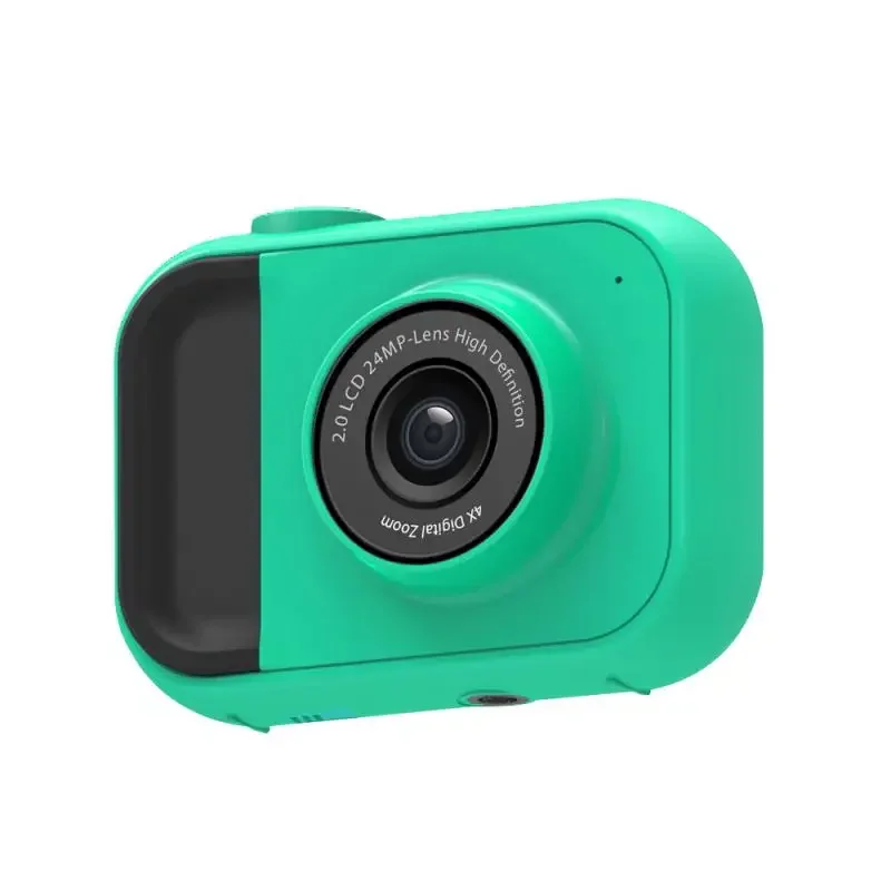 Mini fotocamera fotografica educativa per bambini 24MP Full HD 1080P Fotocamera digitale Zoom 4x Fotocamera giocattolo per bambini Regali di