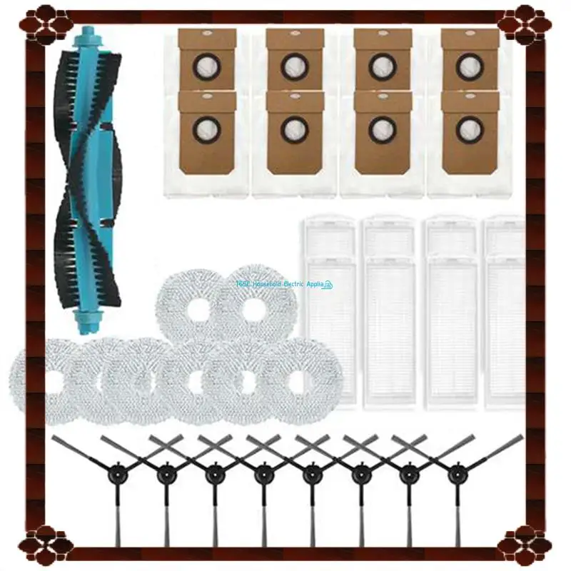 Consegna in 24 ore per Cecotec Conga 11090 Spin Revolution Pezzi di ricambio di ricambio Accessori Spazzola laterale principale Filtro Hepa Mop Dus