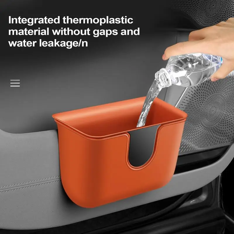 Car Trash Can Multi-functional Car Seat Back Door Hanging Storage Bucket Automotive Car Internal Storage Bucket view 5