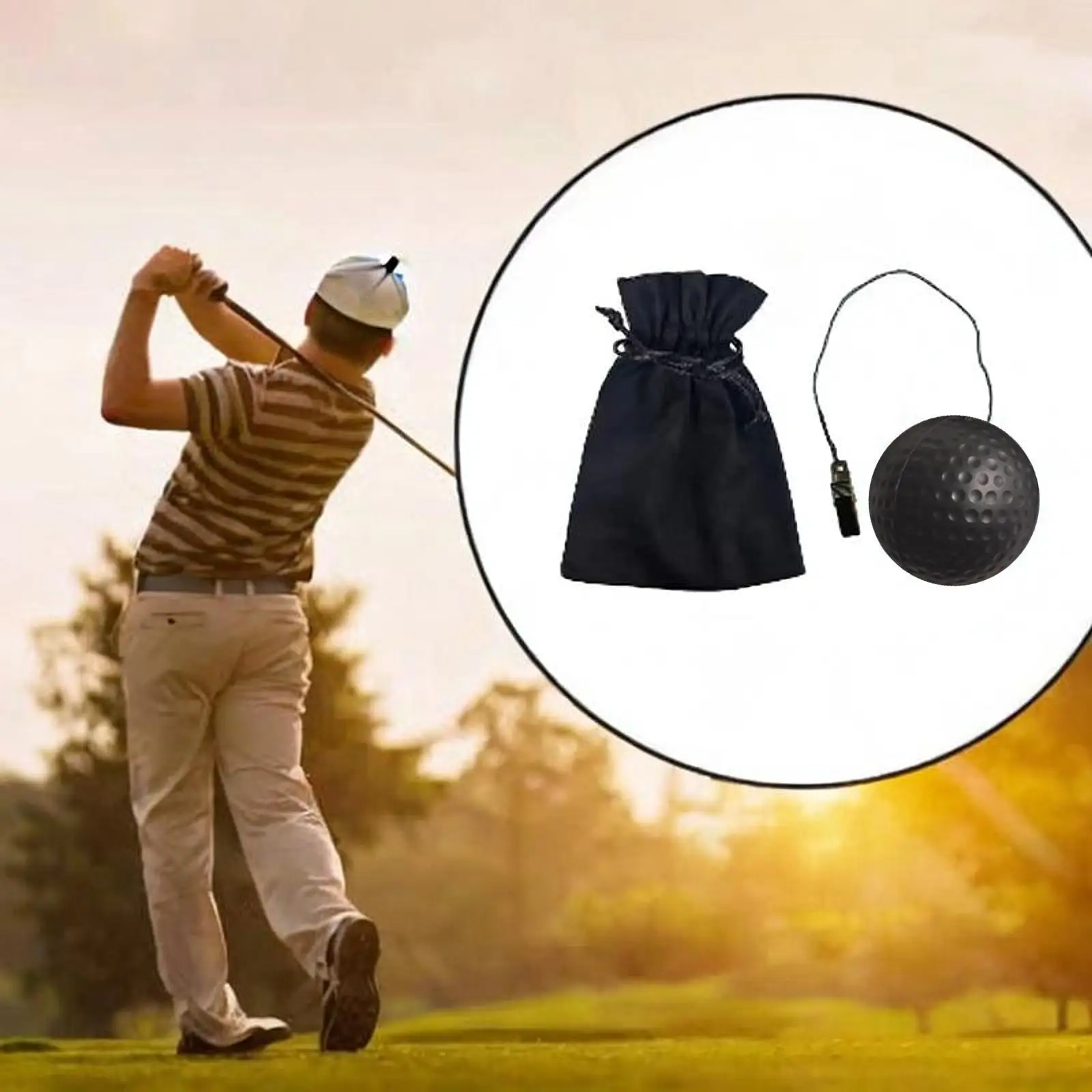 Golf Swing Trainer Reusable Posture Correcting Golfing Supplies Training Aid