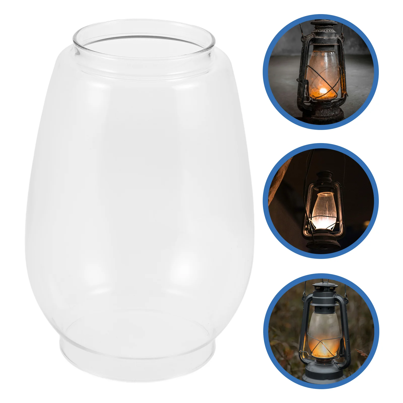 

Glass Oil Lamp Shade Chimney for Ceiling Fan Globe Replacement Holders Hurricane Net Globes Fans Indoor