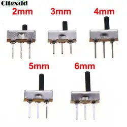 10/50/100PCS SS12D00 G2 G3 G4 G5 G6 Interruptor ON-OFF Mini Slide Switch 3Pin 1P2T 2 Position Toggle Switch Handle
