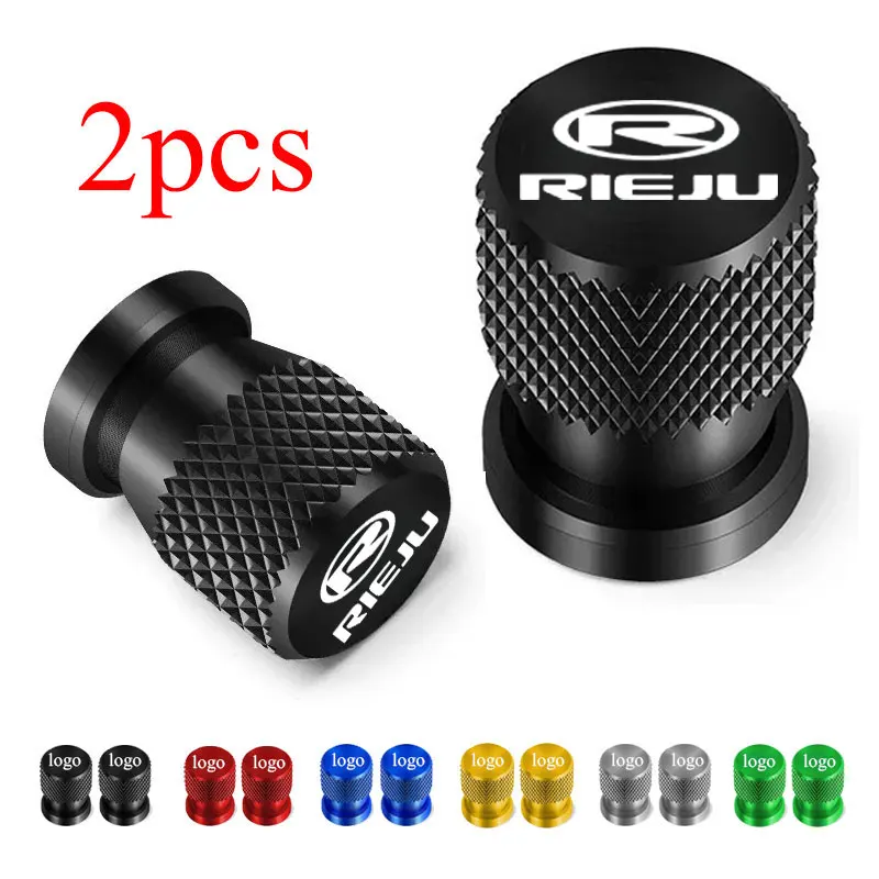 2PCS Für Rieju Motorräder Motorrad Rad Reifen Ventil Kappen Air Stem Reifen Stecker Zubehör