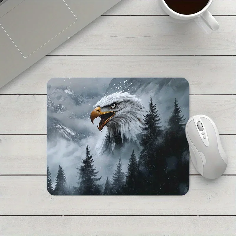 

Коврик для мыши Jungle Eagle, компьютерные аксессуары, противоскользящий резиновый ковер, портативный, подходит для дома и геймеров, высокое качество