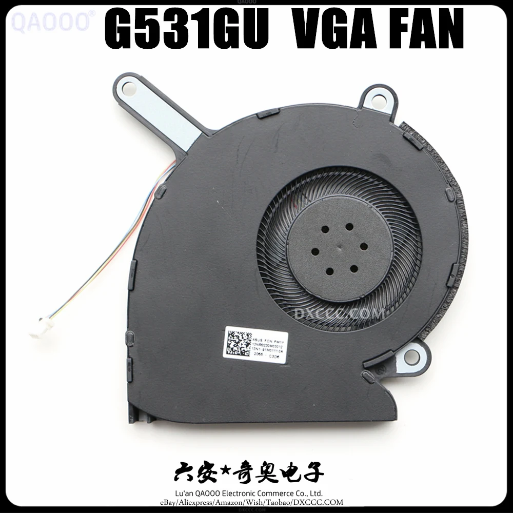 LAPTOP COOLING FAN FOR ASUS ROG STRIX G531GU G531GD CPU & GPU COOLING FAN 13NR0220M03012