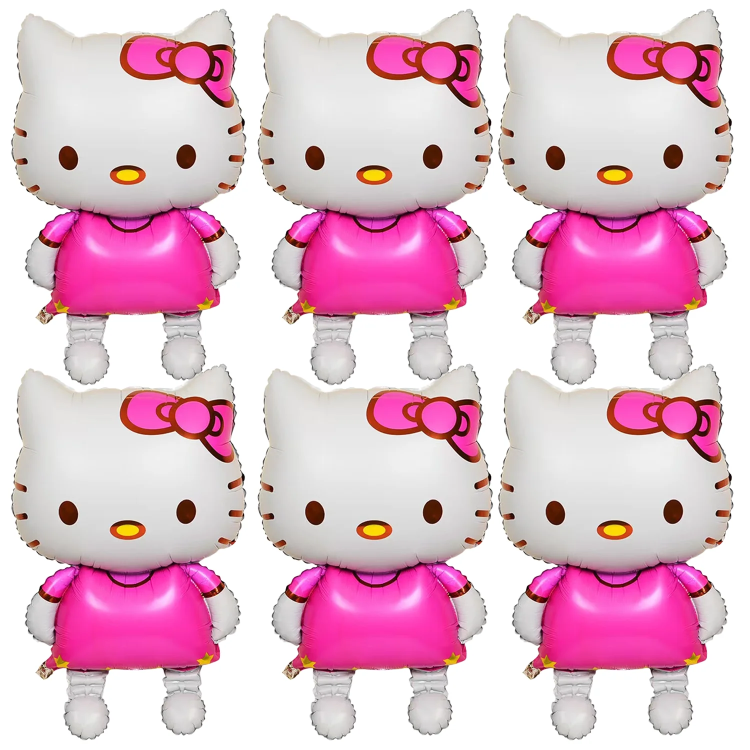 

Cartoon Hello Kitty Aluminum Foil Balloon Children Birthday Party Decorate Supplies Anime Girl Baby Shower Globos Balloon Toys ﻿