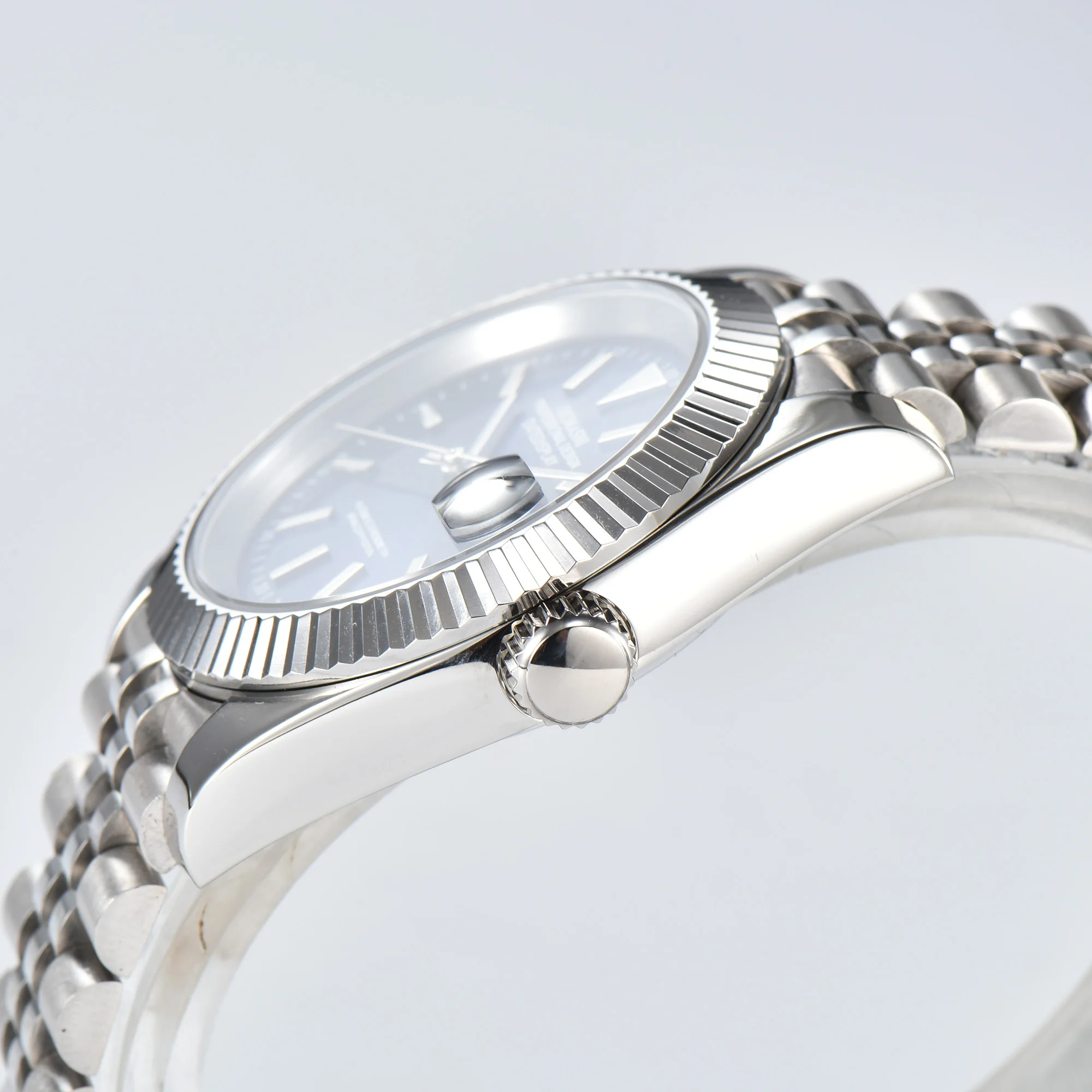 ساعات رجالية 39 مللي متر/36 مللي متر NH35A ساعة يد ميكانيكية أوتوماتيكية بالكامل لومن أخضر ساعة رجالي زجاج الياقوت مقاوم للماء