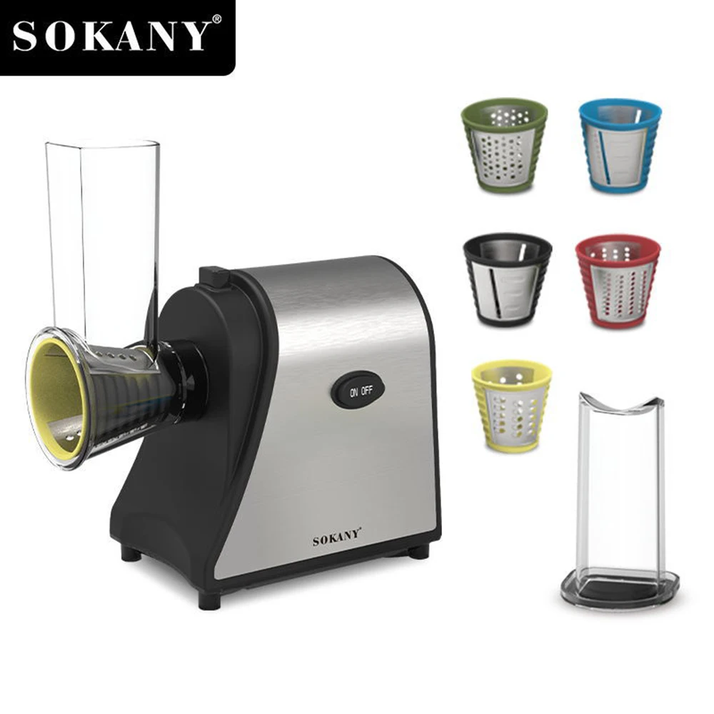 6 In 1 Electric Mixer Blender Grinder Portable Vegertable Cutter Food Processor Chopper Machine 1000W Potato Slicer Kitchen 220V