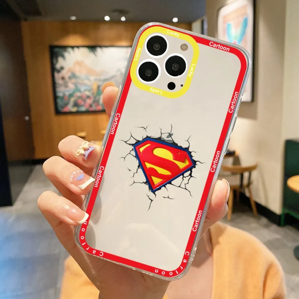 S-Super Cartoon Man Phone Case For IPhone 11,12,13,14,15,15 Pro,13 Promax,14 Plus,15 Mini