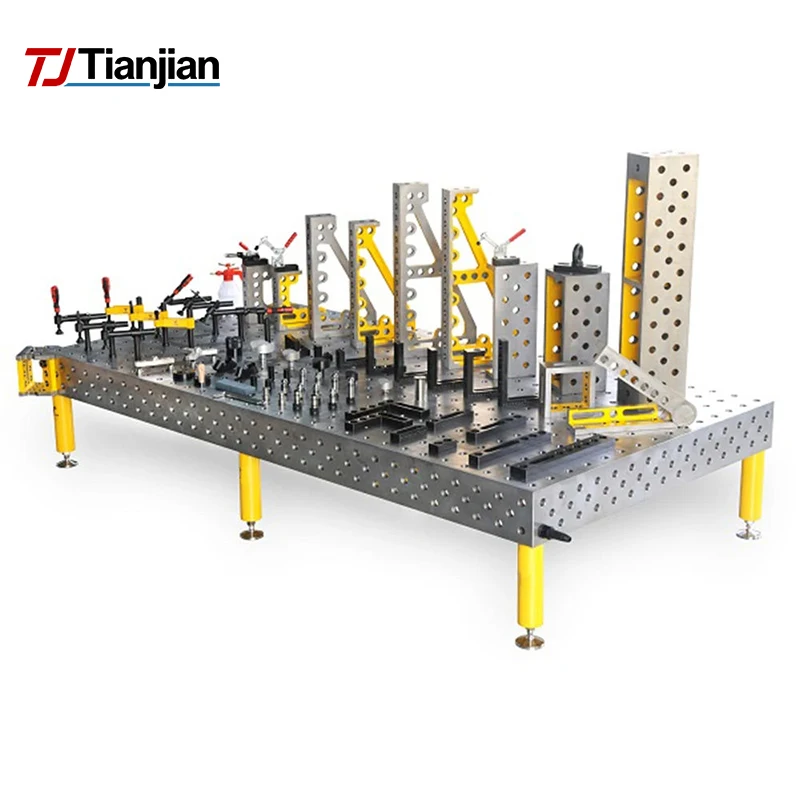 China Diameter 16mm/22mm/28mm Movable Welding Table 3d Flexible Jig Welding Table