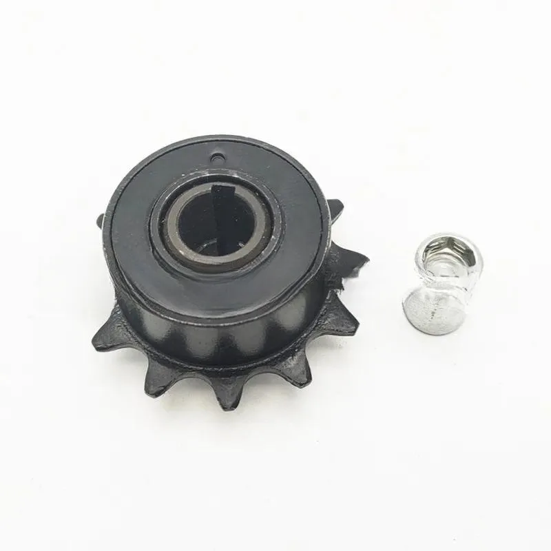 12T Split Flywheel 11mm Left Hand Thread Base Modified Bicycle Left Side For MY1016Z Motor Installation Replacement Part