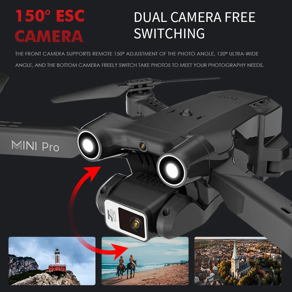 New drone high-definition aerial photography dual-camera optical  positioning avoidance  control aircraft drone 4k profesional