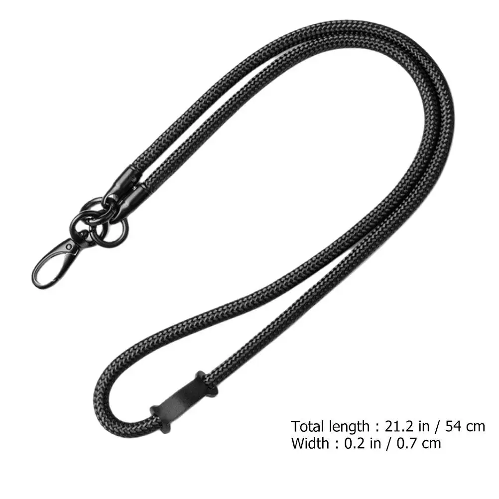 Mobile Phone Neck Lanyard Nylon Hanging Strap Long Detachable Wear-Resistant Anti-Lost Phone Rope Camera Badge