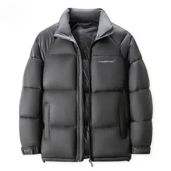 2024 New Arrival Winter Men's Jacket Fashion Classic Stand Collar Warm Cold Proof Down Jacket Unisex Outdoor Ski Windproof Parka