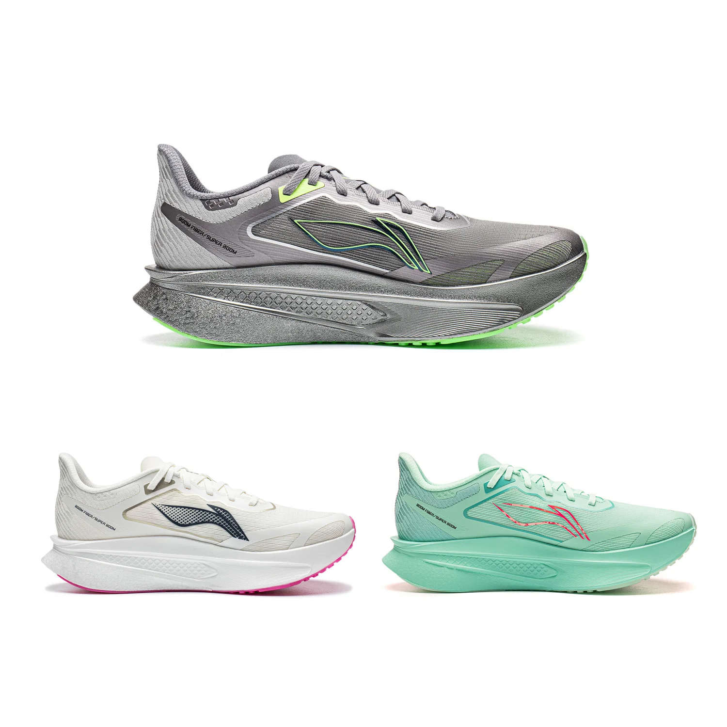 Li-Ning Men's FEIDIAN 6 CHALLENGER Racing Running Shoes BOOM FIBER Lightweight Breathable LiNing Competition Sneakers ARMW003