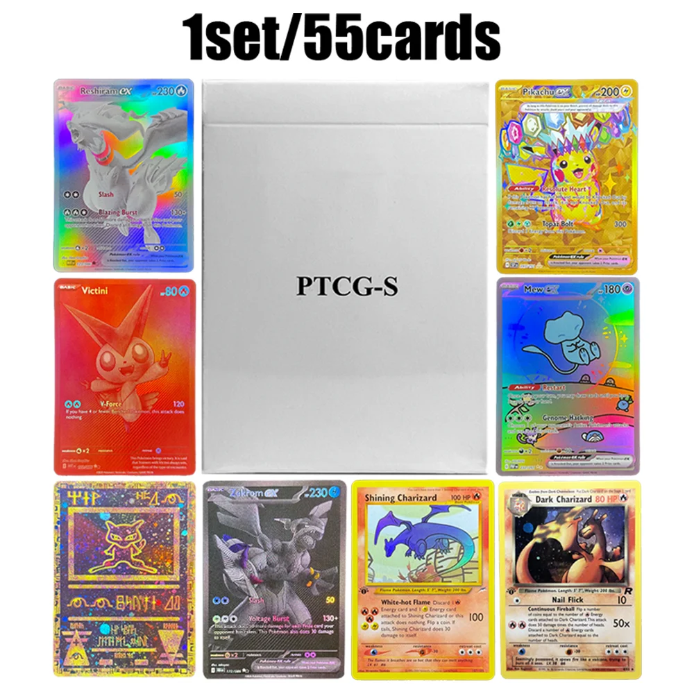 carte-proxy-ptcg-s-neo-team-rocket-dark-charizard-gengar-dragonite-pikachu-lugia-mew-ex-jeux-ensemble-complet-de-cartes-pkm
