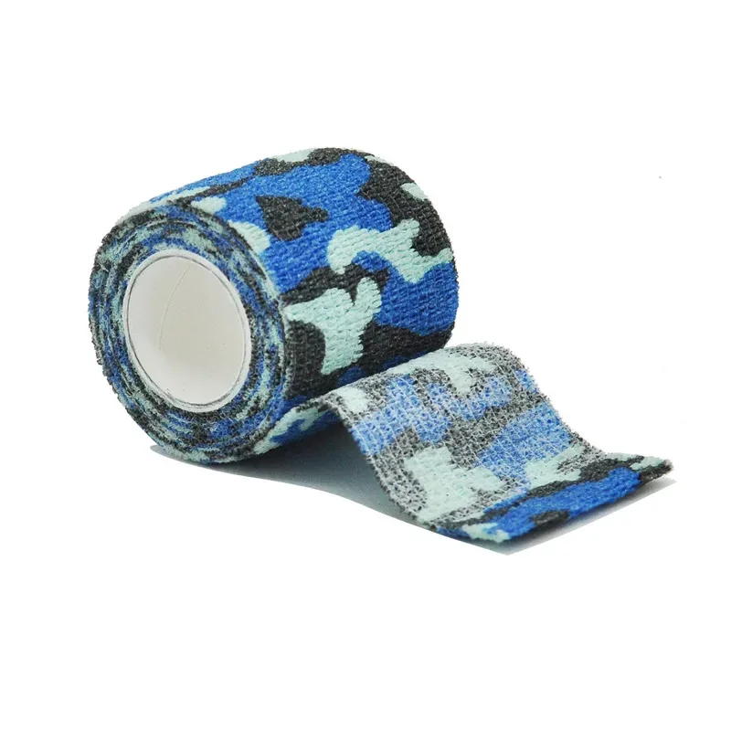1/20/48Pcs Ocean Camouflage Elastic Wrap Tape Self Adhesive Sports Protector Ankle Knee Finger Arm Bandage
