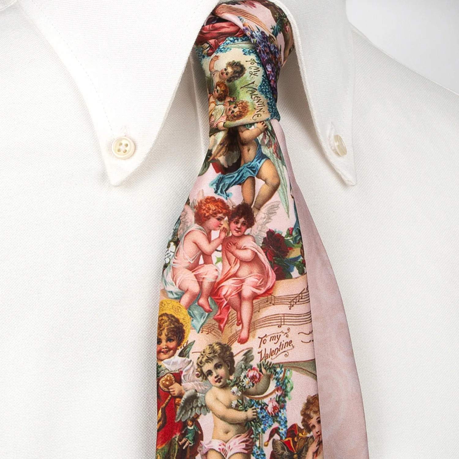

Wholesale Retro Imitation Silk Printing Tie Casual Men's and Women's Oil Painting Necktie Formal Wear Business Wedding Dress Tie