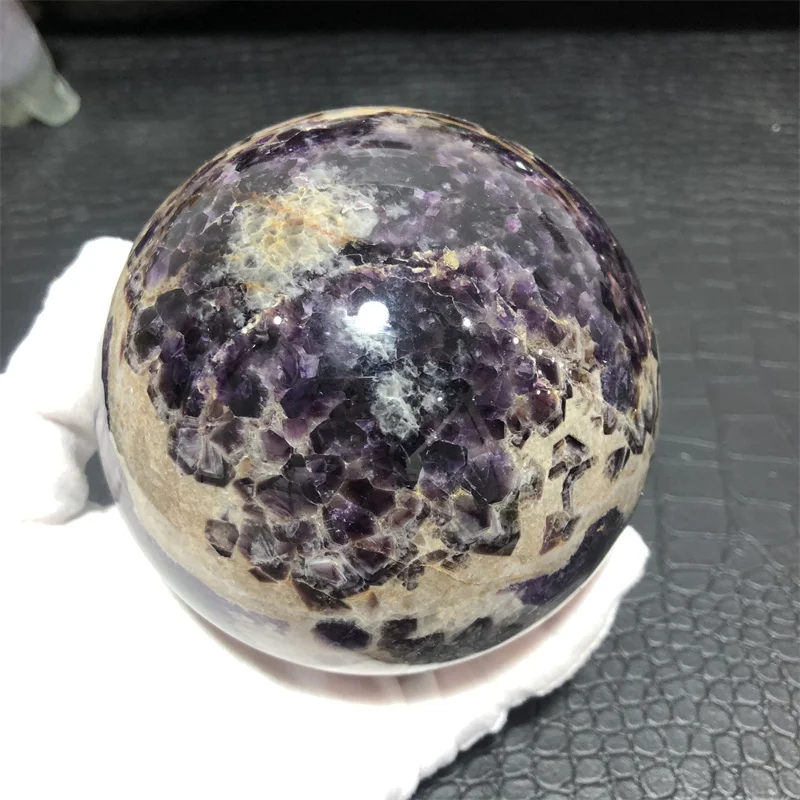 1 pcs natural dream amethyst quartz crystal sphere ball healing