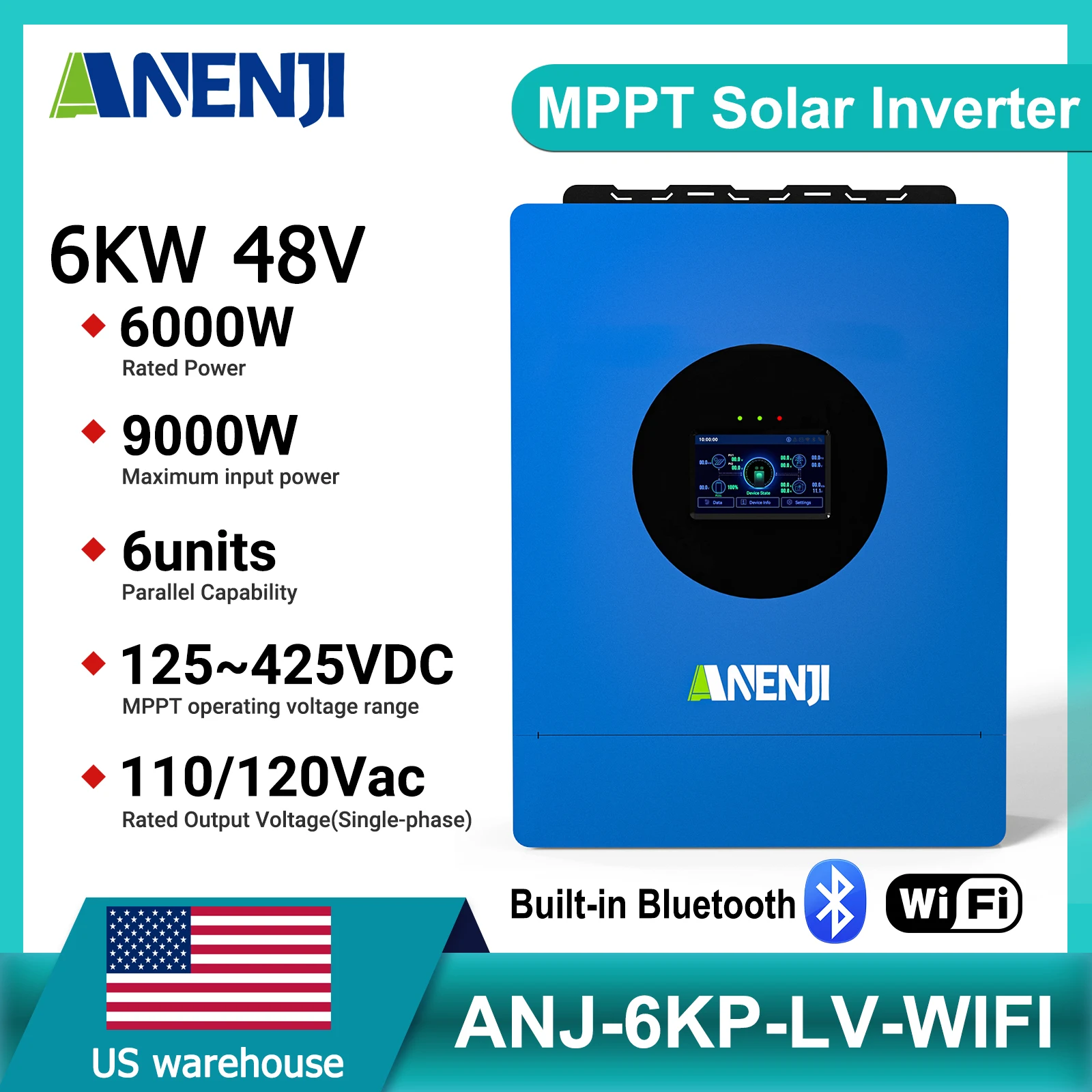 6.5KW 3.6KW 110V Hy… - image