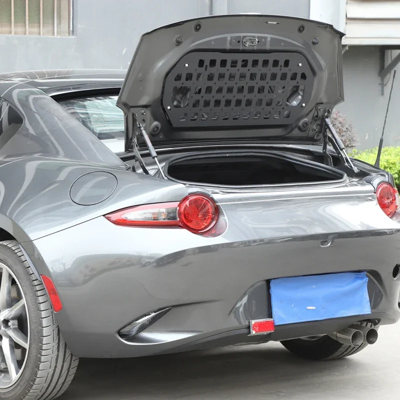 

Для 2016+ Mazda MX-5 подвесная стойка крышки багажника, подходит для подвесных аксессуаров в задней двери, алюминиевый сплав, черный 1 шт.