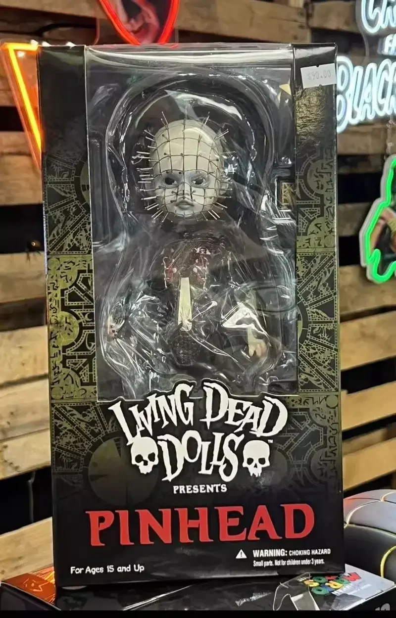 Mezco Ant 10 Inch Living Dead Doll Series Movie Ghost Chasing 3 Nail Heads Action Figure In Stock