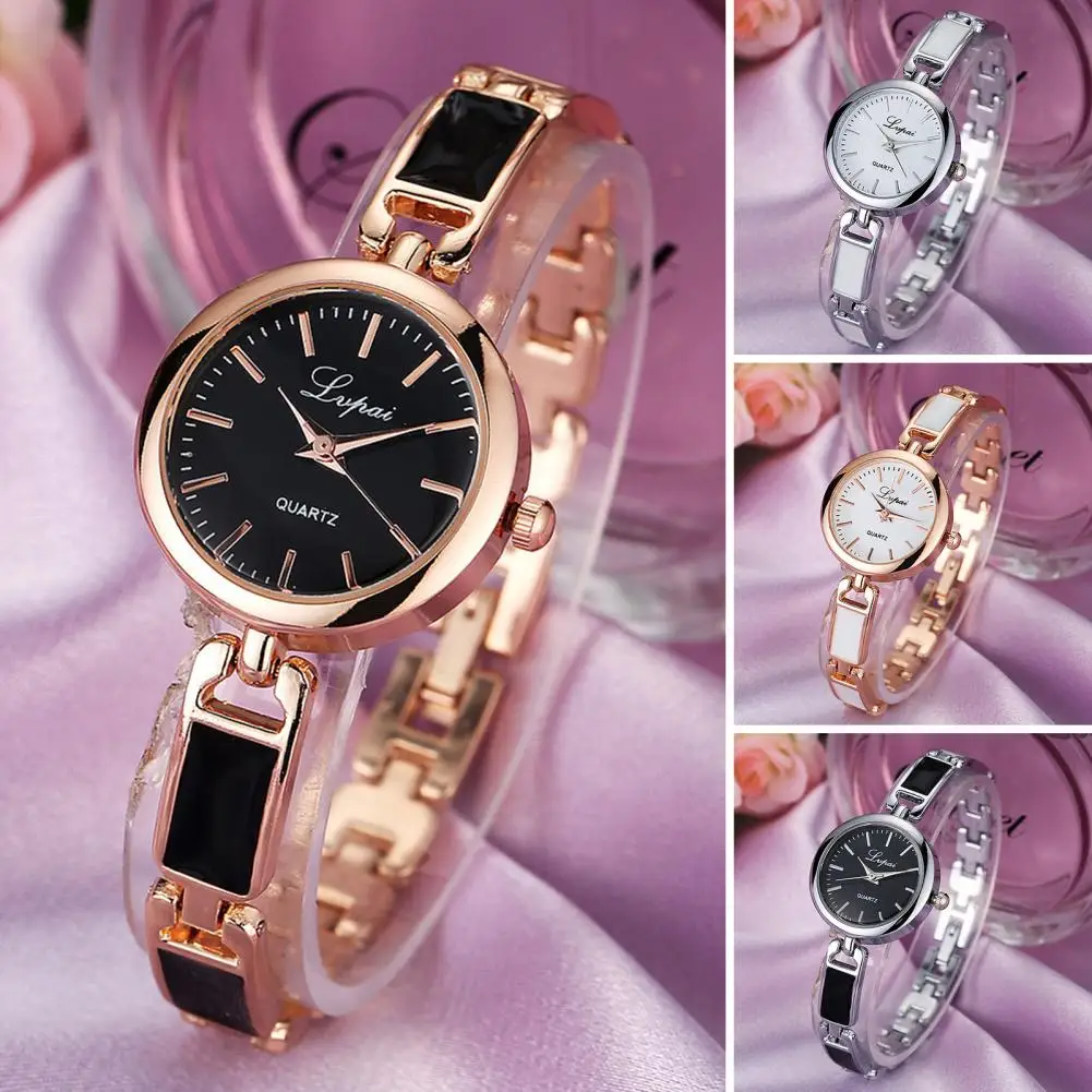 

Trendy Women Dress Watch Minimalist Women Bracelet Watch Round Birthday Gift Ladies Girls Quartz Wristwatch