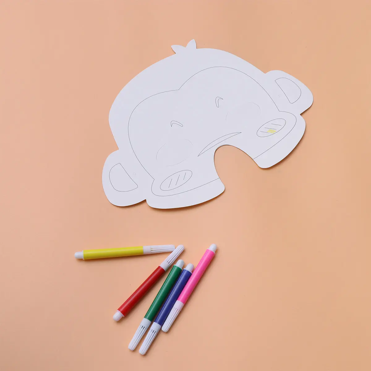 

Набор из 15 креативных масок животных для самостоятельного изготовления, белые картонные маски для раскрашивания, развивающие занятия для детей, носимые маски для ролевых игр, сенсорно-моторная активность