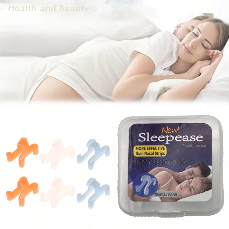 

Silicone Anti Snore Nasal Dilator Prevent Snoring Nose Clip Sport Easy Breath Nasal Clip Stop Snoring Aid Device Improve Sleep