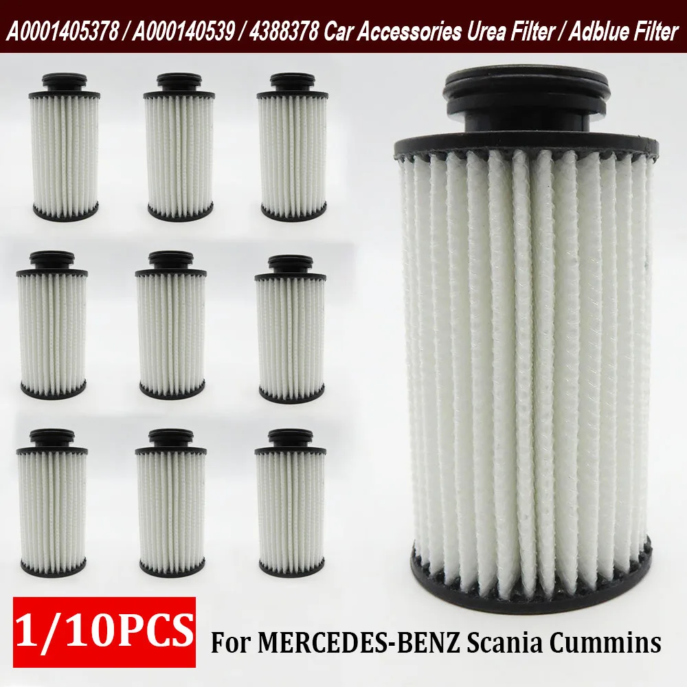 1/10PCS Adblue Filter A0001405378 / A000140539 / 4388378 Car Accessories Urea Filter Kit For MERCEDES-BENZ Scania Cummins