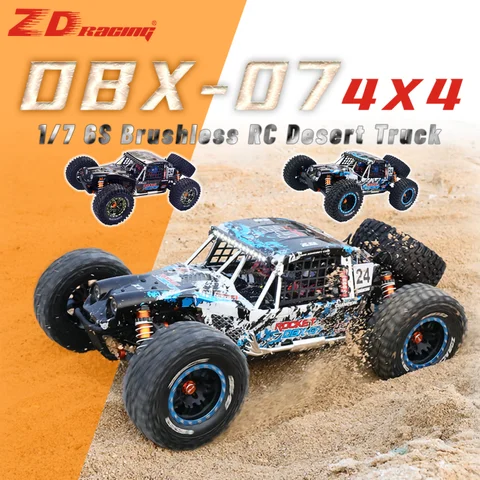 ZD Racing DBX-07 1/7 6S бесколлекторный радиоуправляемый симулятор электрического полноприводного внедорожника с механическим тормозом для езды по пустыне топ 10 гоночный радиоуправляемый автомобиль zd - №9