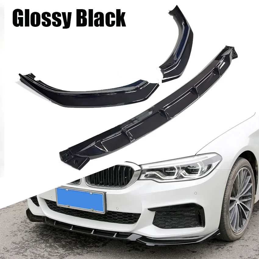 

Front Bumper Lip for BMW 5 G30 G31 M 530d 525i 540i 530i 2017-2020 Guard Chin Tuning Refit Modified Splitter Deflector Body Kit