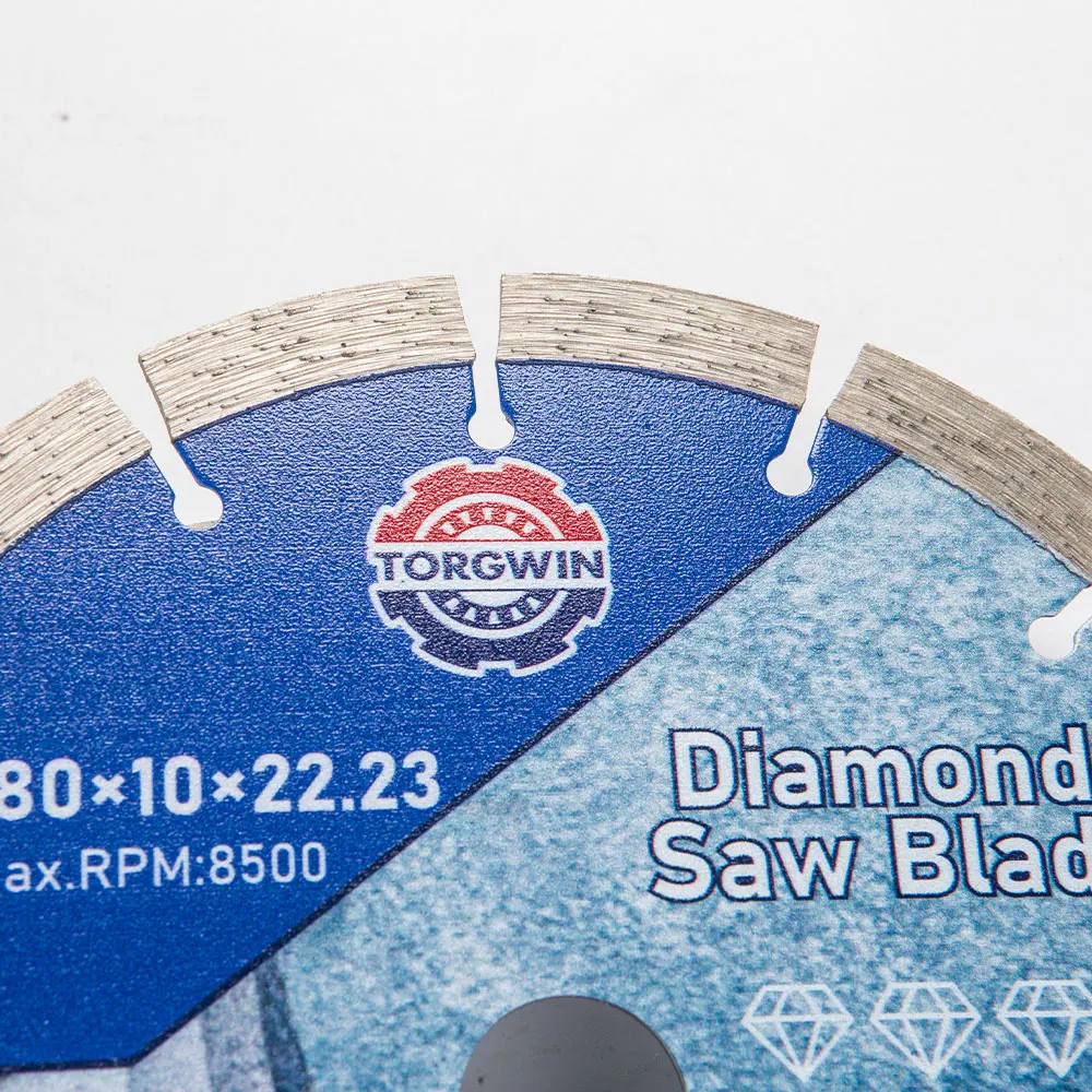 UV printing Dry cut Diamond Saw Blade 125/150/180/230mm Twin Disc Granite Marble Cutting Disc Porcelain Tile Ceramic Blades