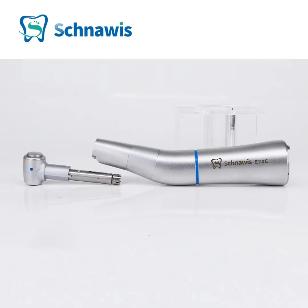 Dental 1:1 Low Speed Contra Angle Handpiece 4:1 Dentistry Optic Fiber E15L E20L E15C E20C Blue Green Ring for KAVO E-Type Motor