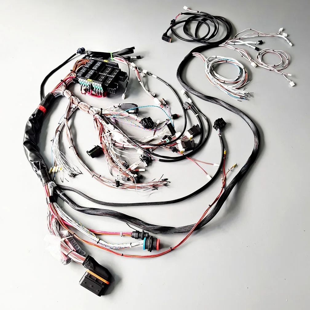Custom Fire Truck Control Module Wiring Harness Engine Complete Automotive Cable Assembly Wire Harness
