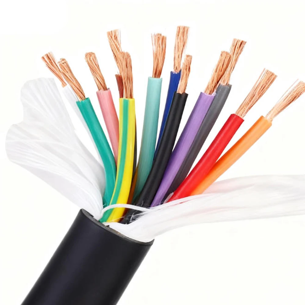 

Специальный кабель Towline Провод из чистой меди Супермягкий кабель с цепью TRVV6 Core 0,5 0,75 Квадратный водонепроницаемый и антистатический провод