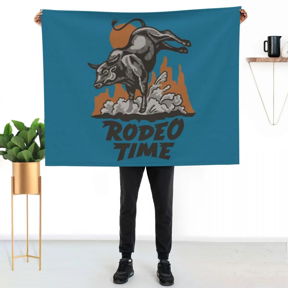 Dale Brisby : Rodeo Time Throw Blanket for winter Giant Sofa Luxury Brand Shaggy Furry Sleeping Bag Blankets