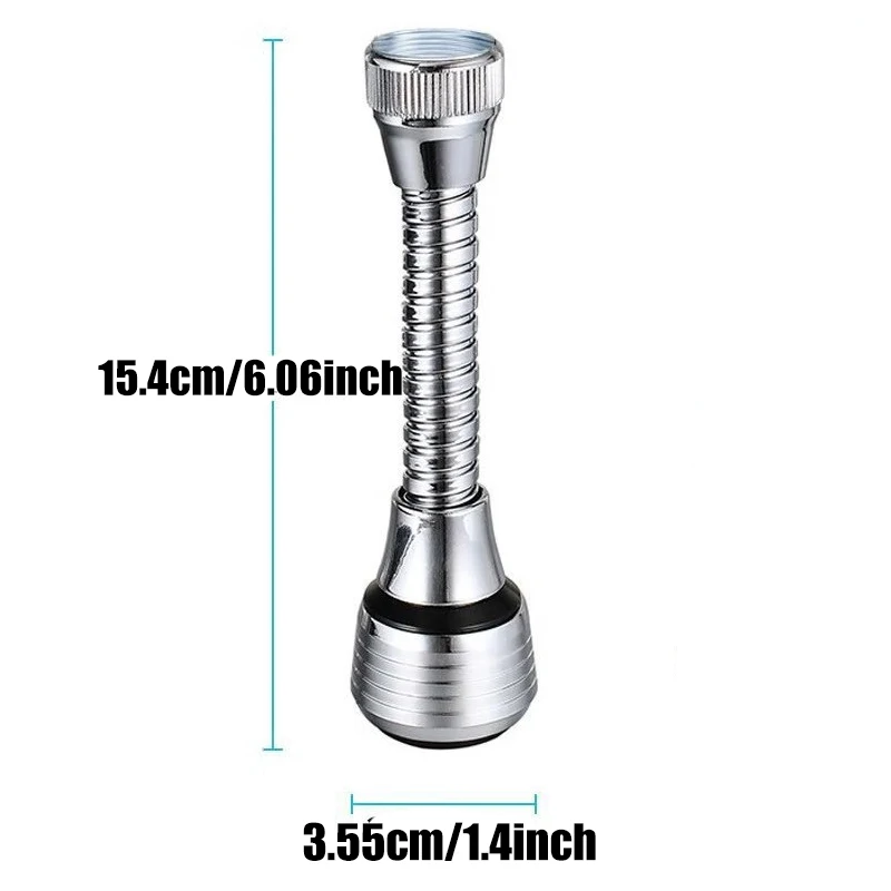 Faucet splash proof device, kitchen extender filter, water-saving and pressurized nozzle, universal aerator showerhead