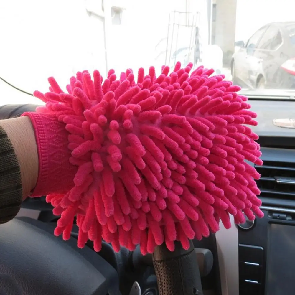 20*14cm Autowashandschoen Niet-pluizend Zeer absorberend Hoge dichtheid Vuilverwijdering Niet-schuurmiddel Machinewasbaar Autopoetsmiddel Veeg